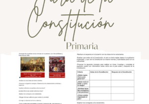 Jura de la Constitución - Propuesta de actividades
